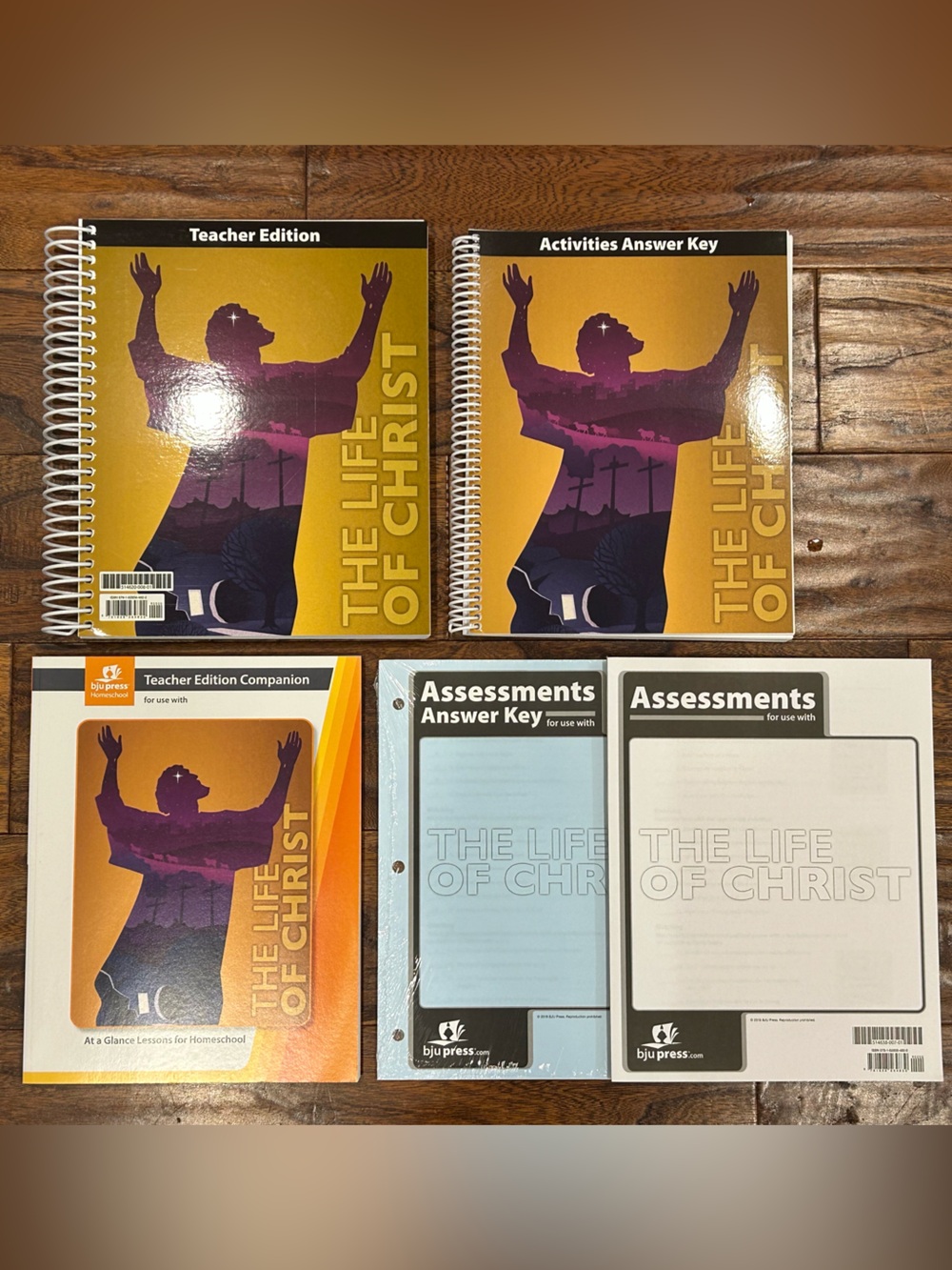 (5) BJU Press NEW The Life of Christ Teacher Edition Assessments Answer key